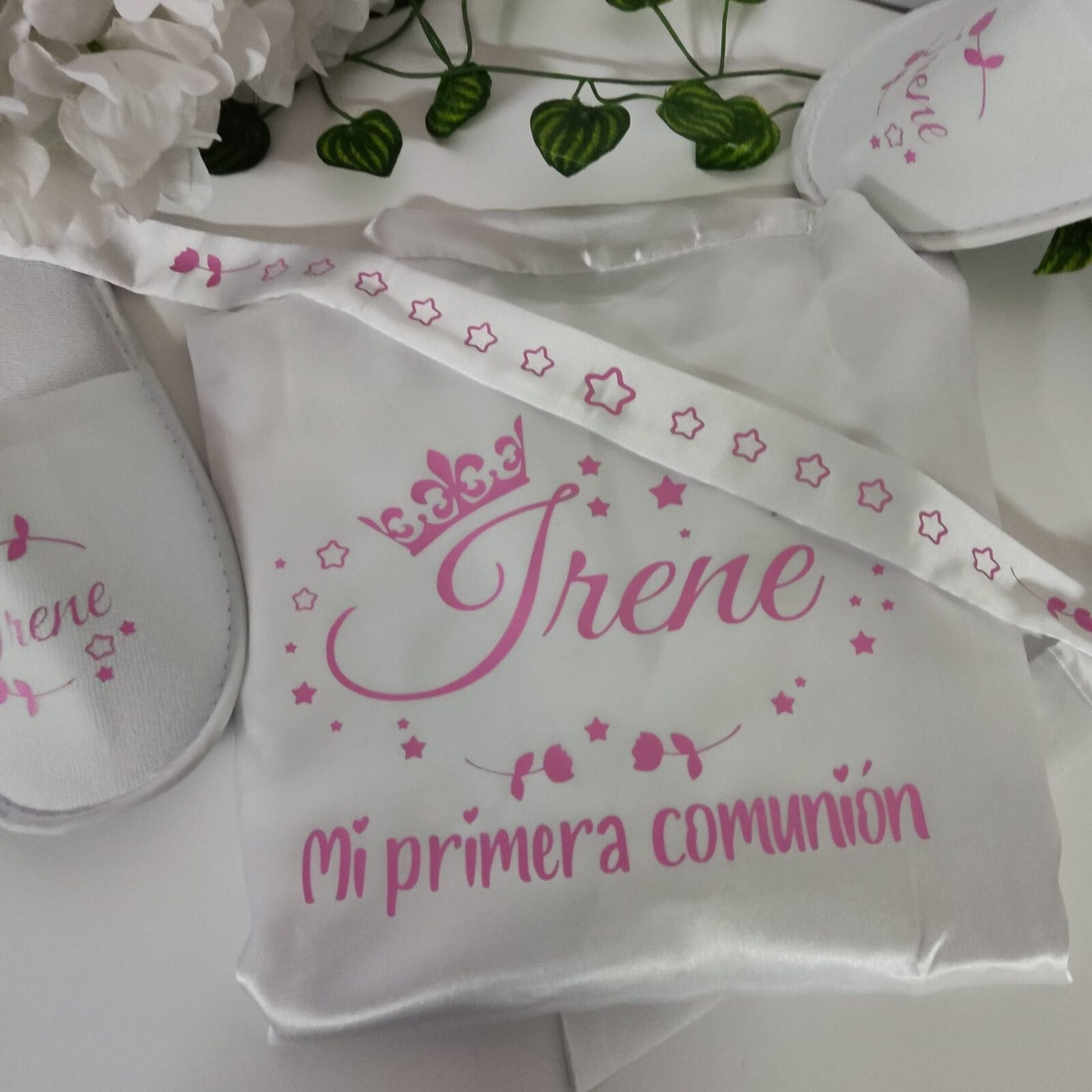 bata personalizada para primera comunión – regalo original Entrededos