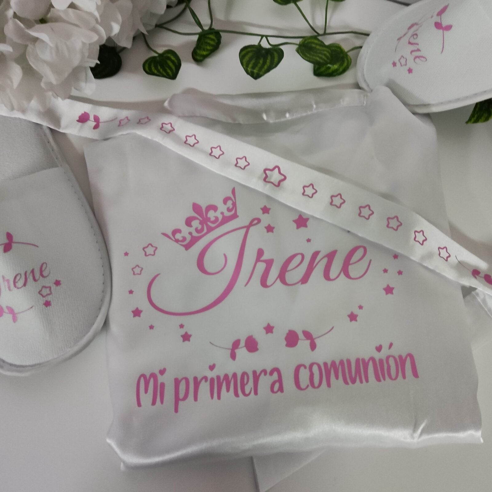 bata personalizada para primera comunión – regalo original Entrededos