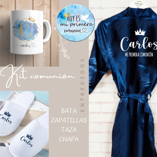 bata personalizada para comunión – regalo original Entrededos