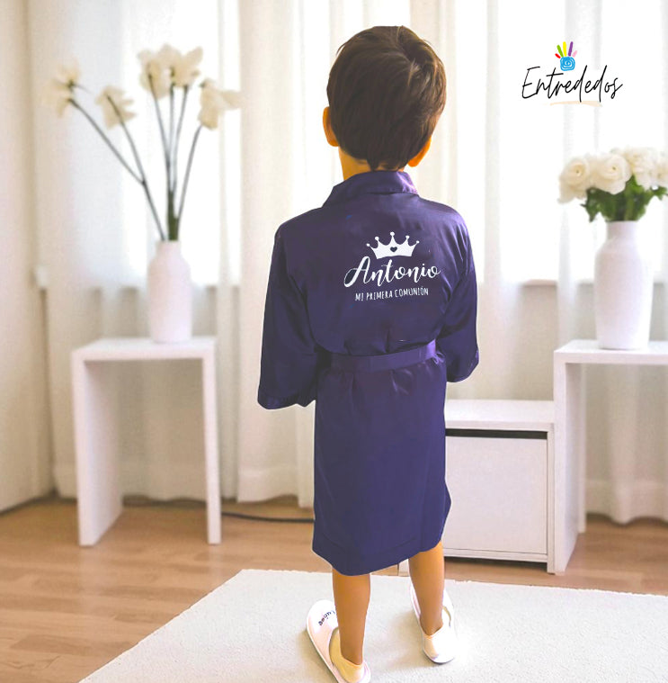 bata personalizada para primera comunión – regalo original Entrededos