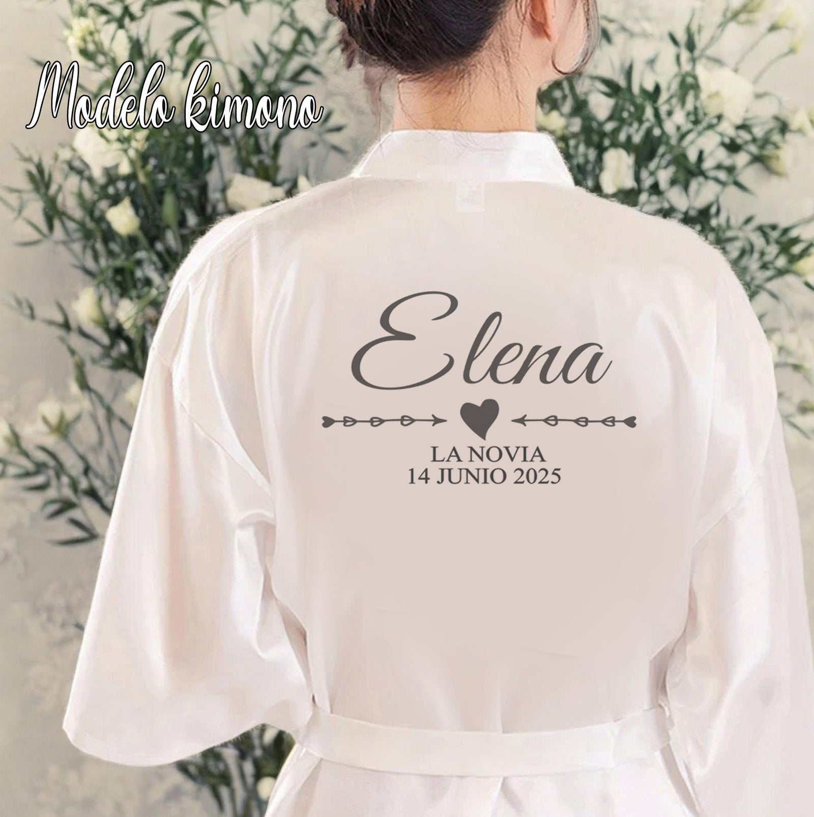 bata personalizada para novias – regalo original Entrededos