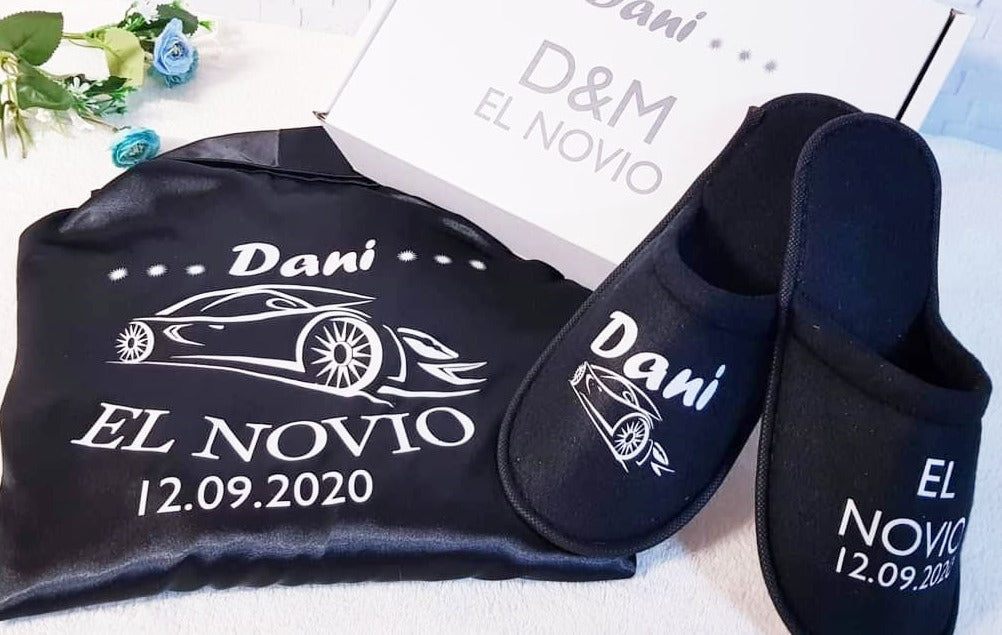 bata personalizada para novios – regalo original Entrededos