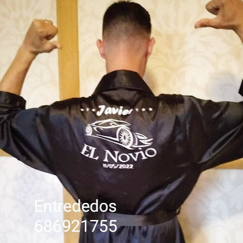 bata personalizada para novios – regalo original Entrededos