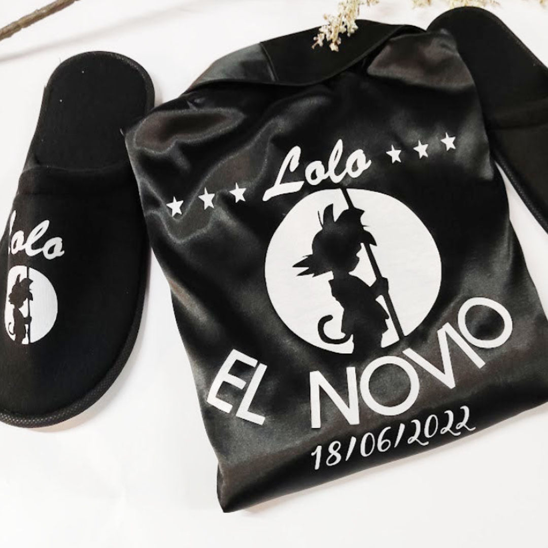 bata personalizada para novios – regalo original Entrededos