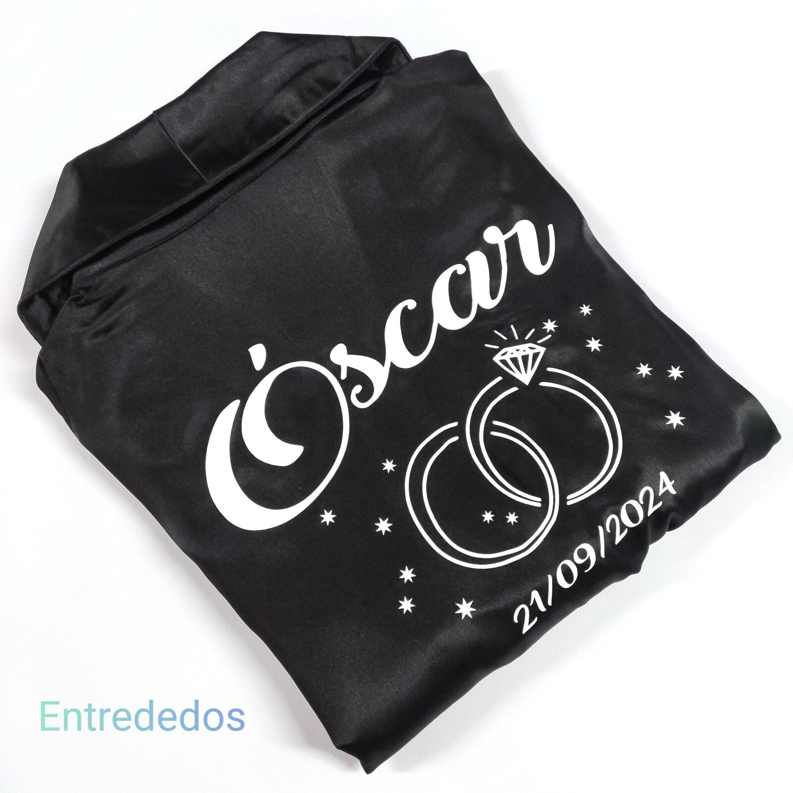 bata personalizada para novios – regalo original Entrededos