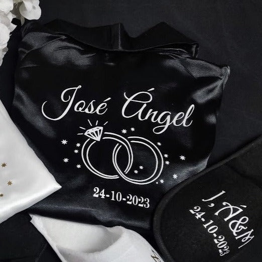 bata personalizada para novios – regalo original Entrededos