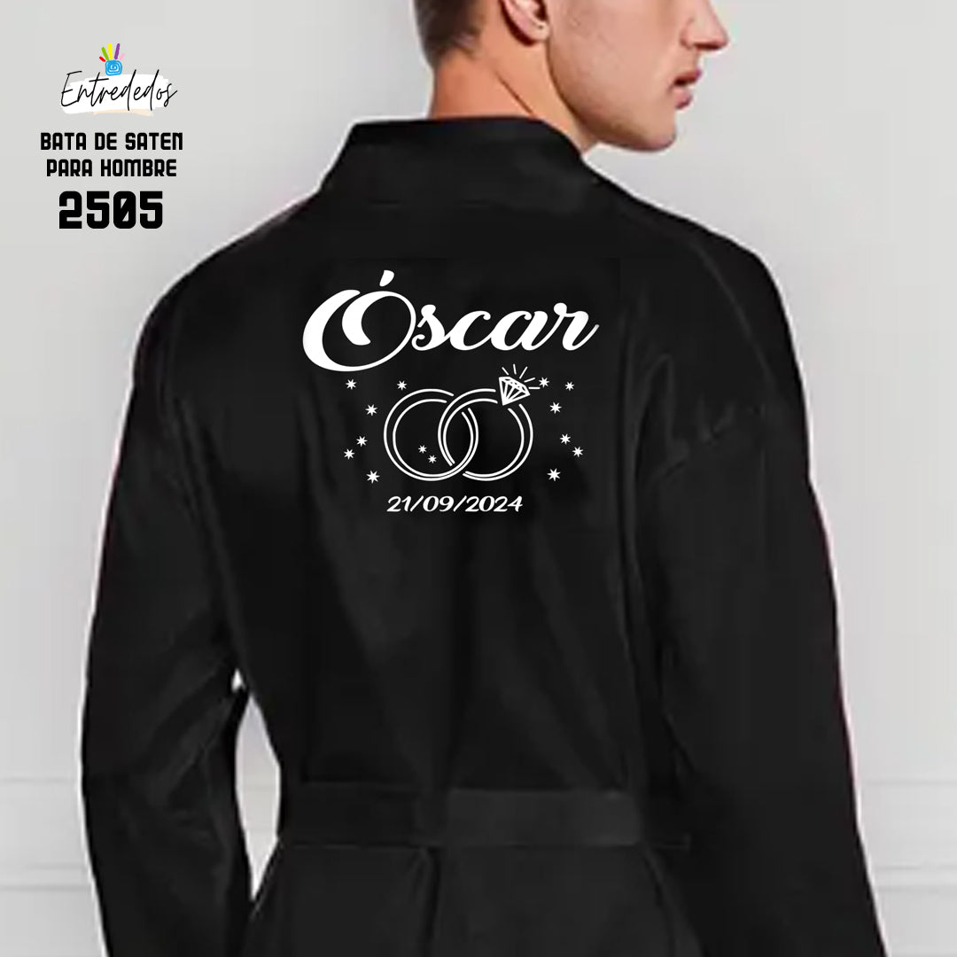 bata personalizada para novios – regalo original Entrededos