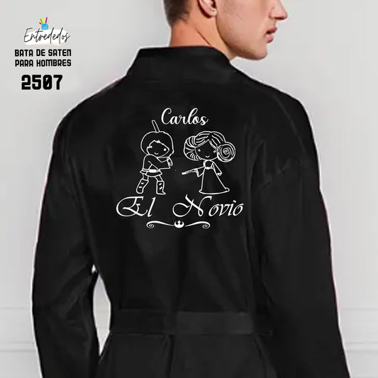 bata personalizada para novios – regalo original Entrededos