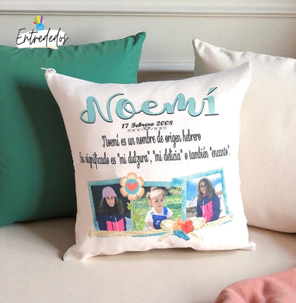 Cojín Personalizado con Nombre – Significado y Estilo Único