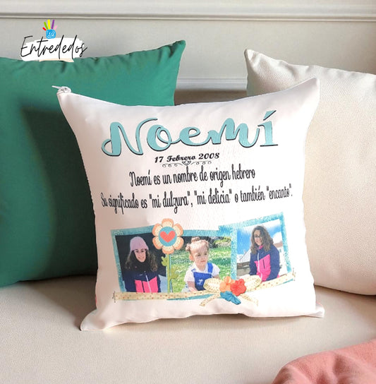 Cojín Personalizado con Nombre – Significado y Estilo Único
