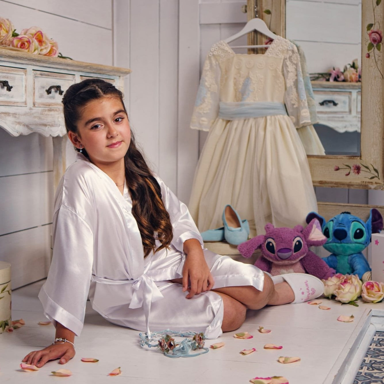 bata personalizada para primera comunión – regalo original Entrededos