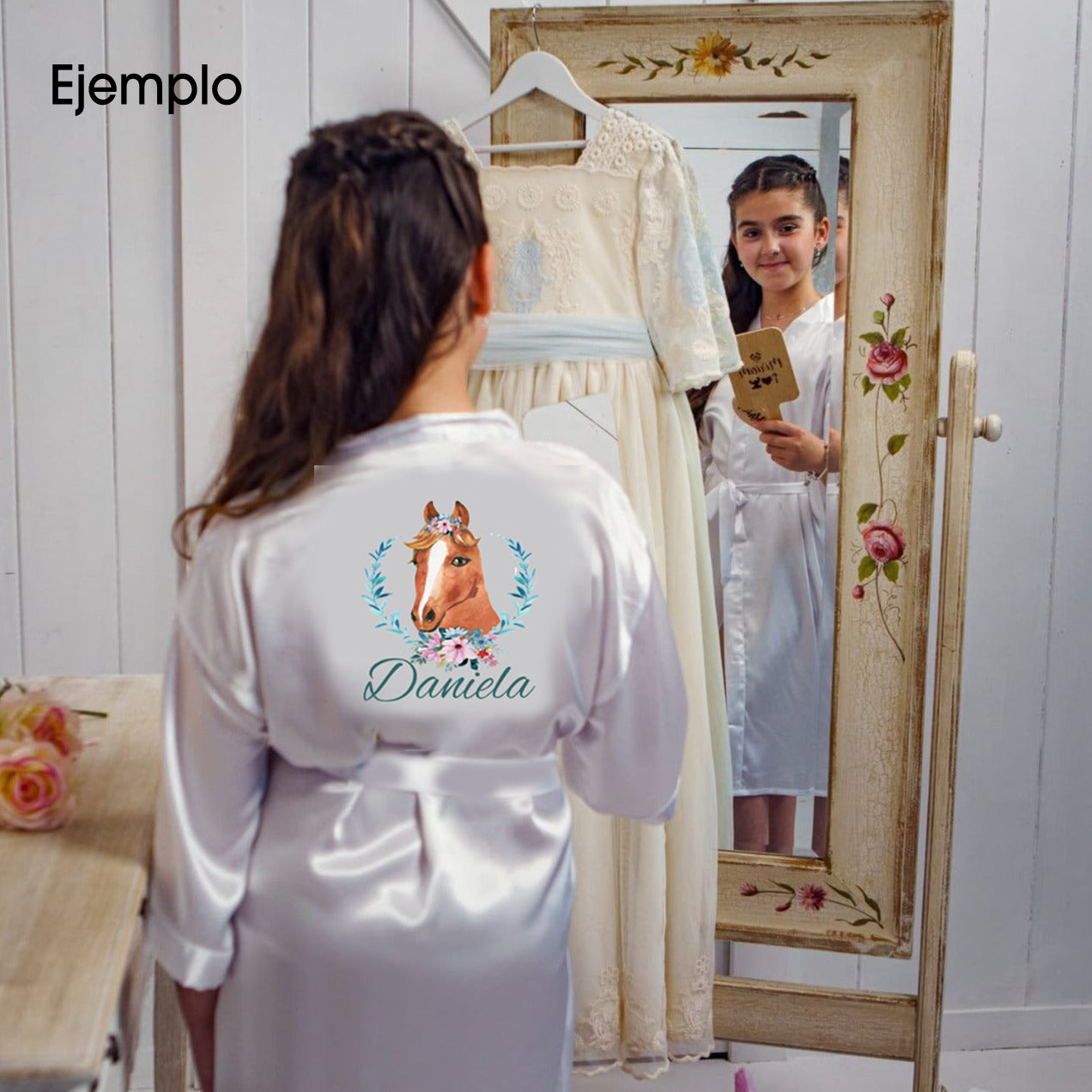 bata personalizada para primera comunión – regalo original Entrededos