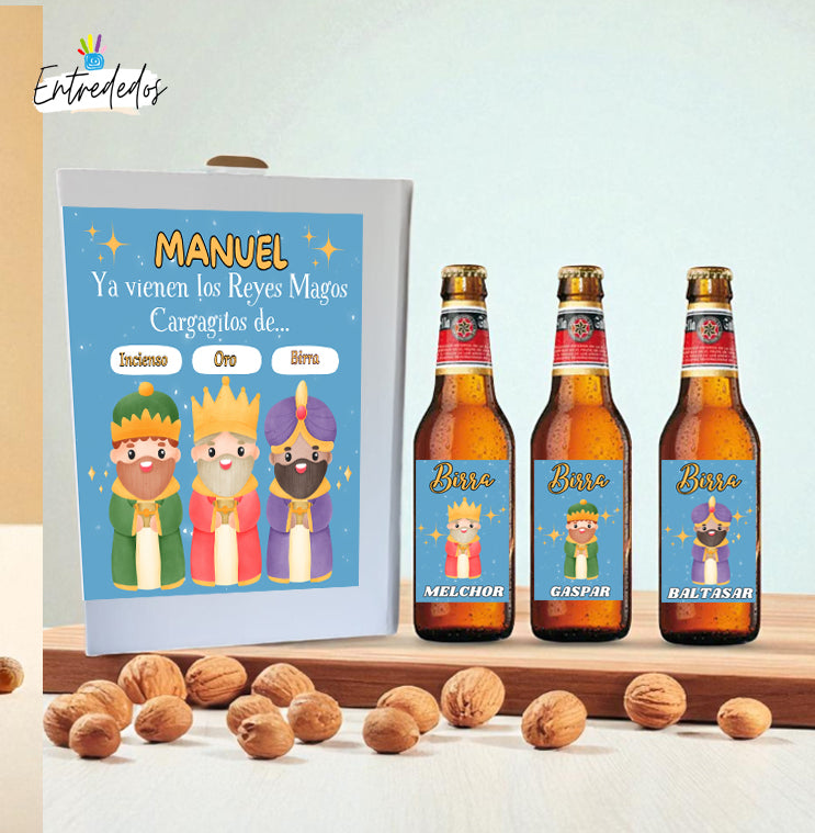 Celebra con el exclusivo kit cerveza "REYES MAGOS"