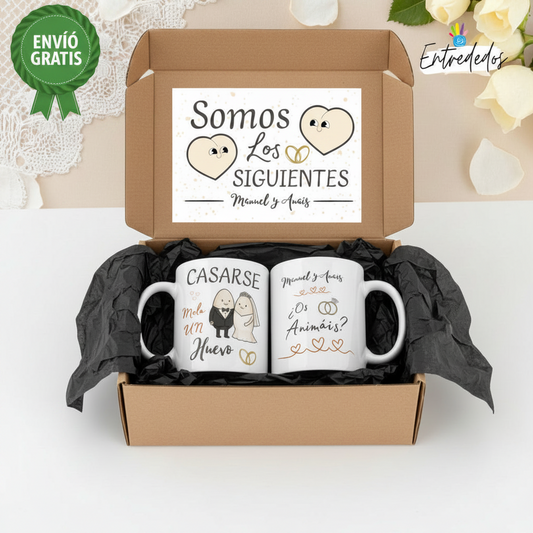 Taza Original: El Regalo Perfecto para Futuro Casados
