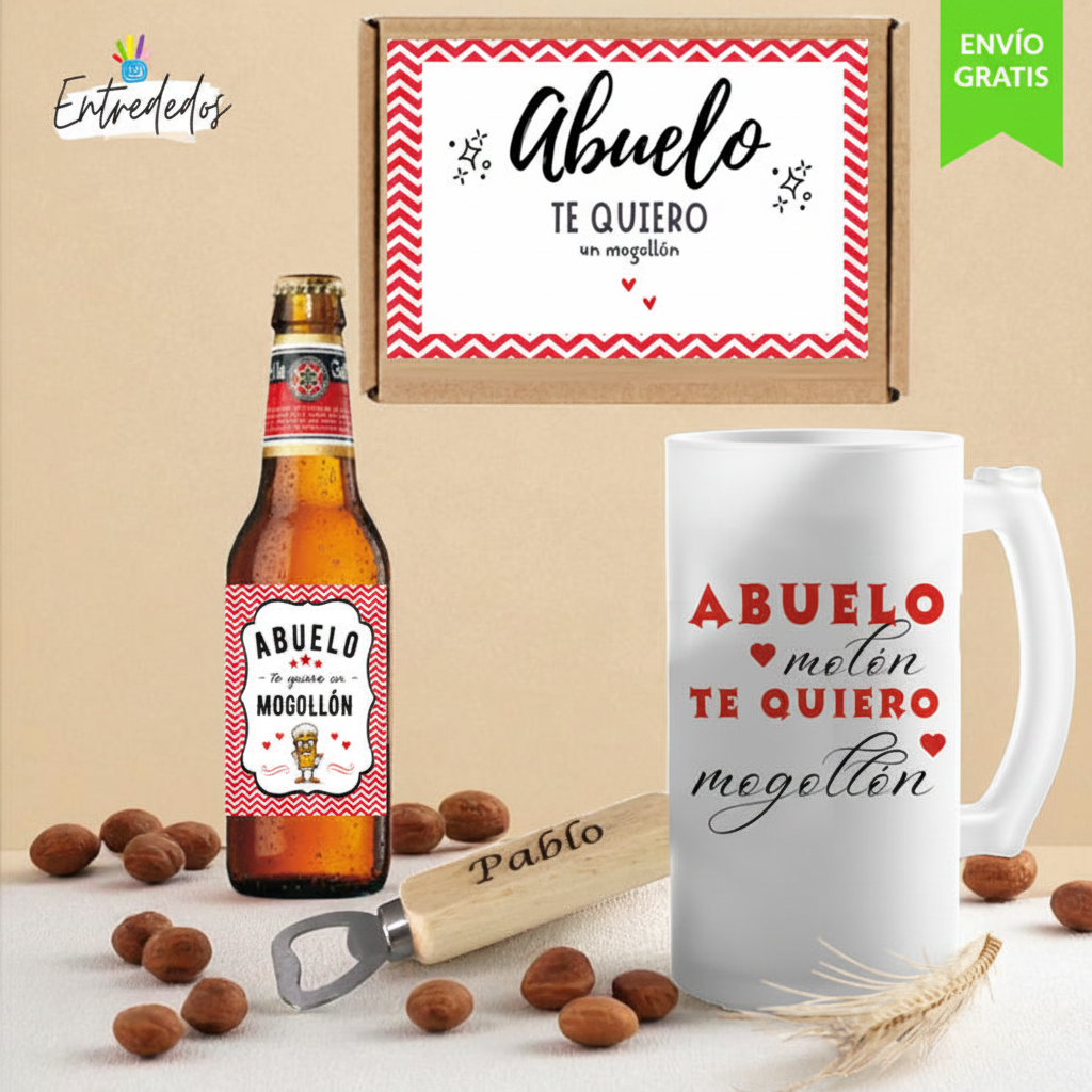 Kit de cerveza "Abuelo o Abuela": un regalo único