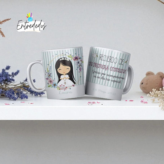 taza personalizada con nombre – regalo original Entrededos