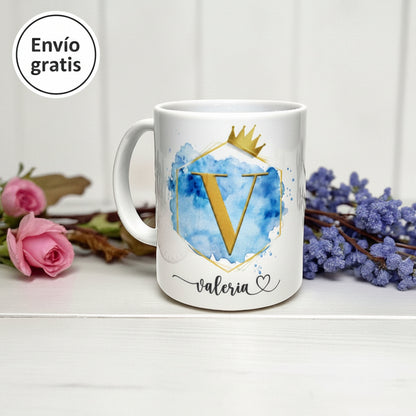 taza personalizada con nombre – regalo original Entrededos
