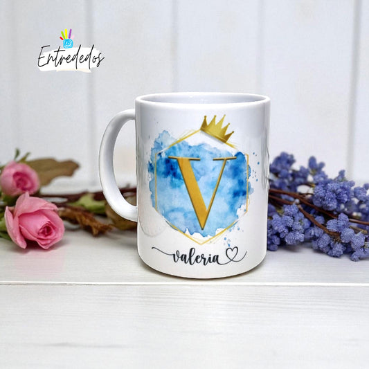 taza personalizada con nombre – regalo original Entrededos