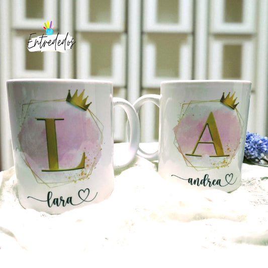 taza personalizada con nombre – regalo original Entrededos