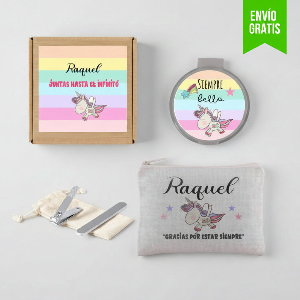 Kit mujer regalo personalizado: Gracias por estar siempre