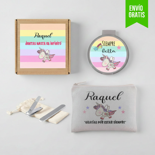 Kit mujer regalo personalizado: Gracias por estar siempre