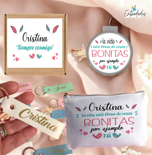 caja de regalo personalizada – regalo original Entrededos