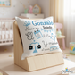 Regalo Nacimiento Bebé – Cojín Personalizado Azul