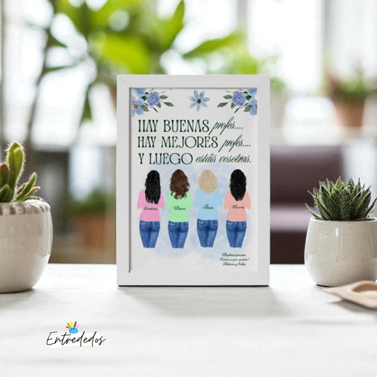 cuadro-lamina-profes-amigas-regalos