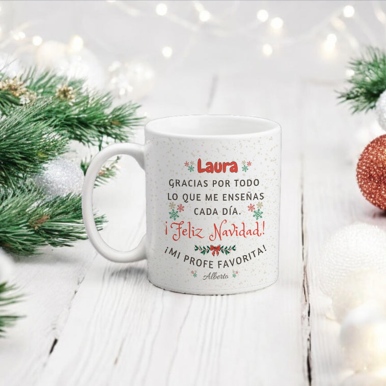 taza personalizada con nombre – regalo original Entrededos