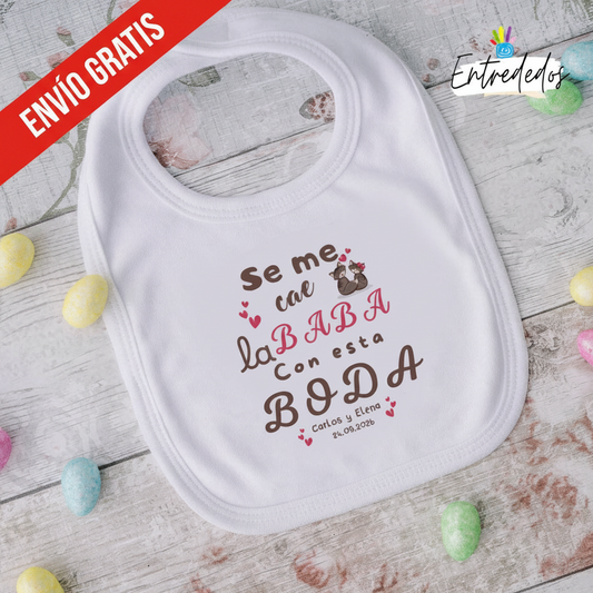 Baberos Personalizados para Bodas: Divertidos y Únicos