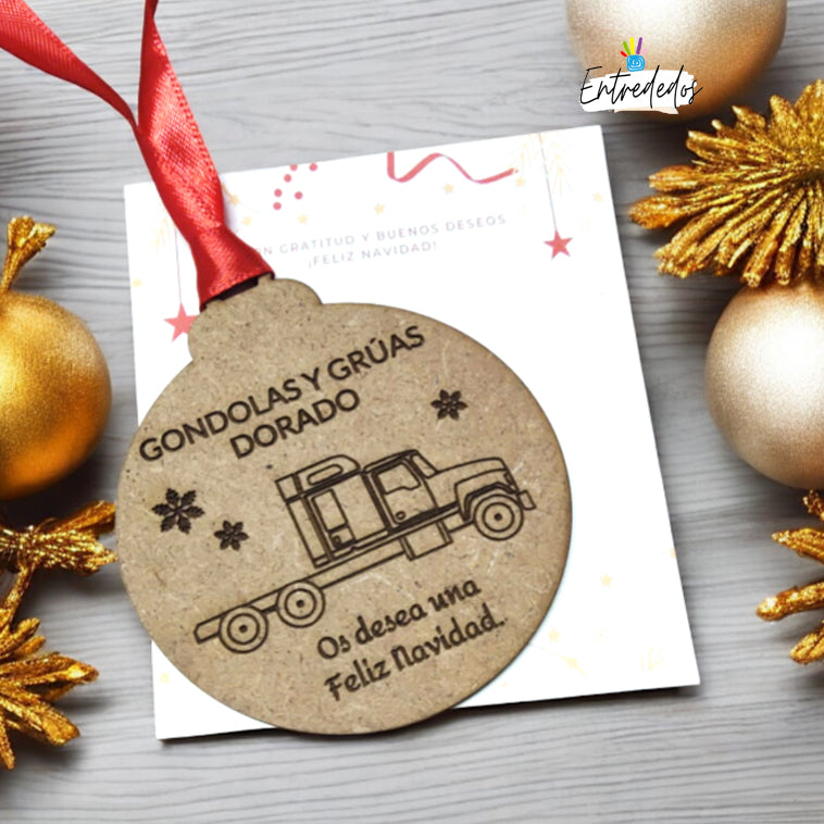 bola de Navidad personalizada – regalo original Entrededos