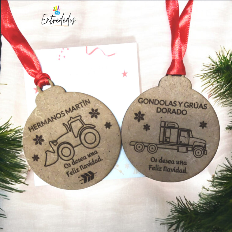 bola de Navidad personalizada – regalo original Entrededos
