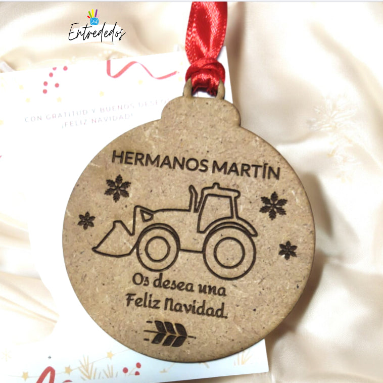 bola de Navidad personalizada – regalo original Entrededos
