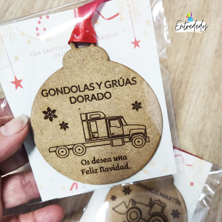 bola de Navidad personalizada – regalo original Entrededos
