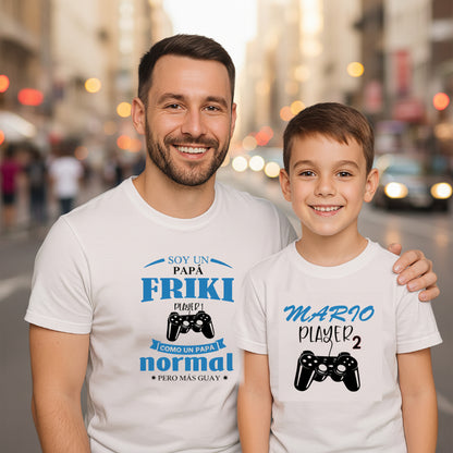 Camisetas a juego padre e hijo personalizadas