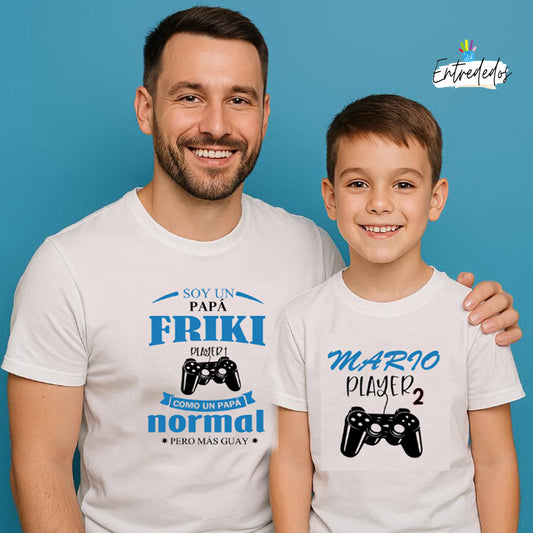 Camisetas a juego padre e hijo personalizadas
