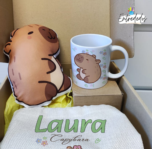 muñeco personalizada temática Capybara