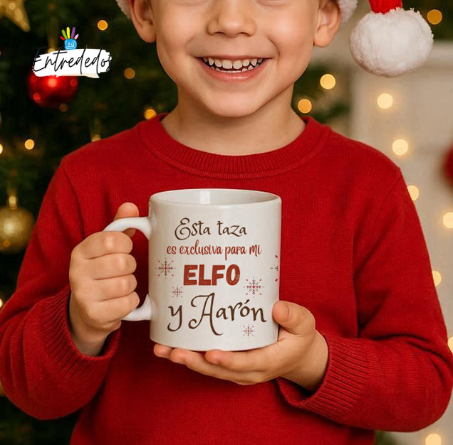 taza personalizada con nombre – regalo original Entrededos