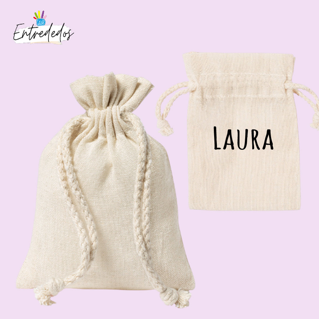 Bolsa de regalo personalizada con diseño impreso para eventos