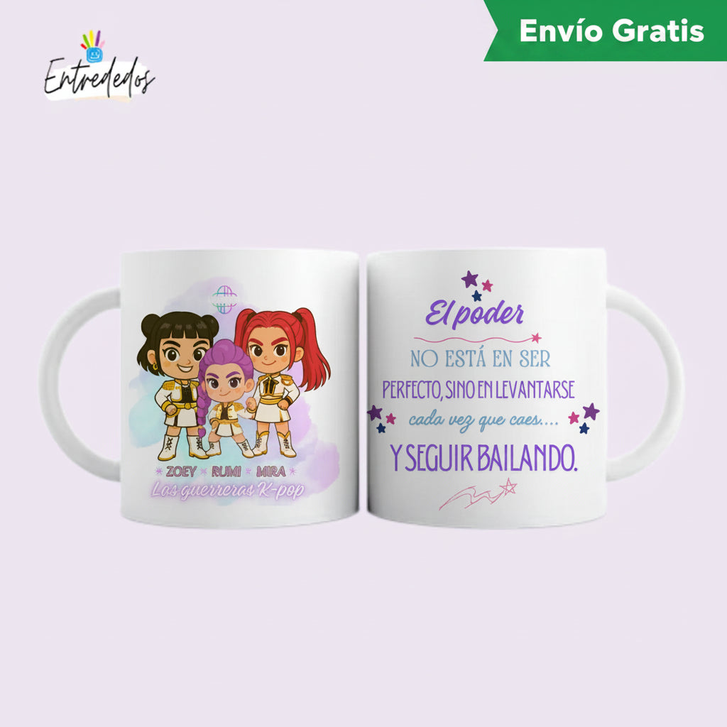 taza personalizada con nombre – regalo original Entrededos