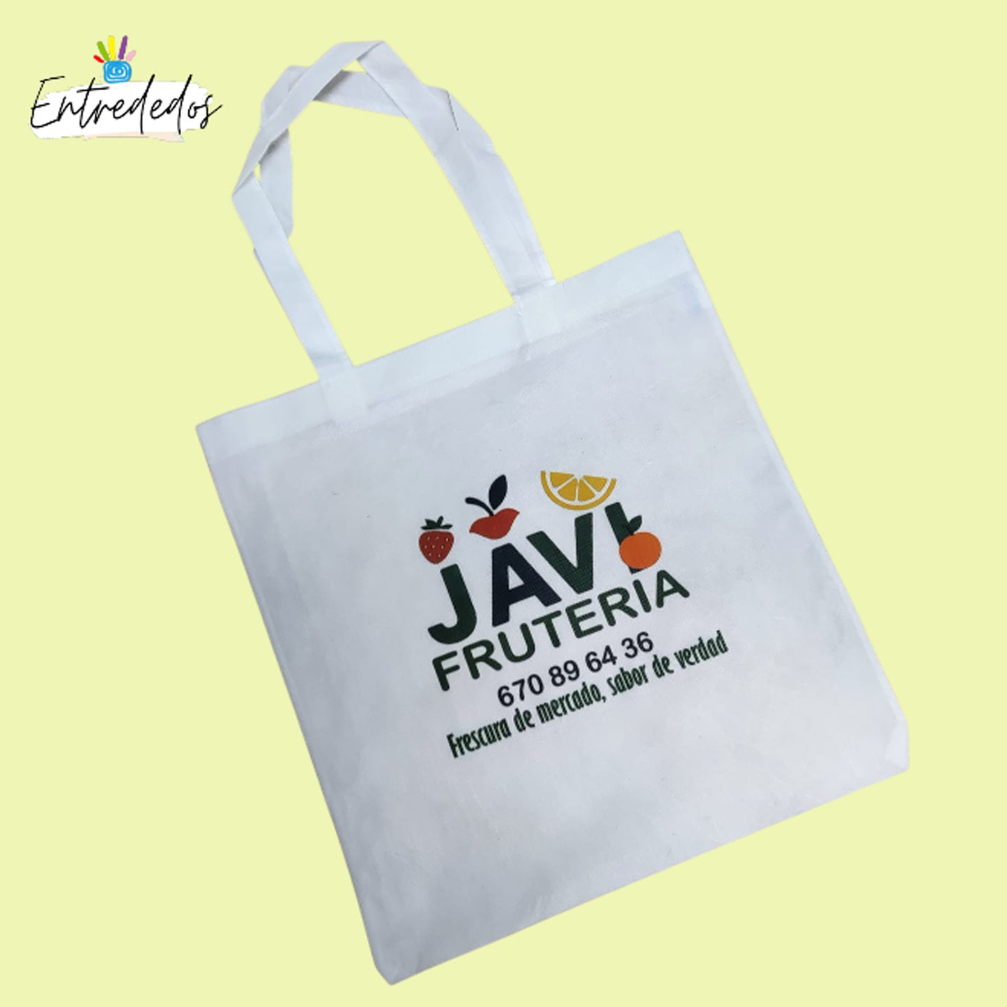 Bolsa de regalo personalizada con diseño impreso para eventos