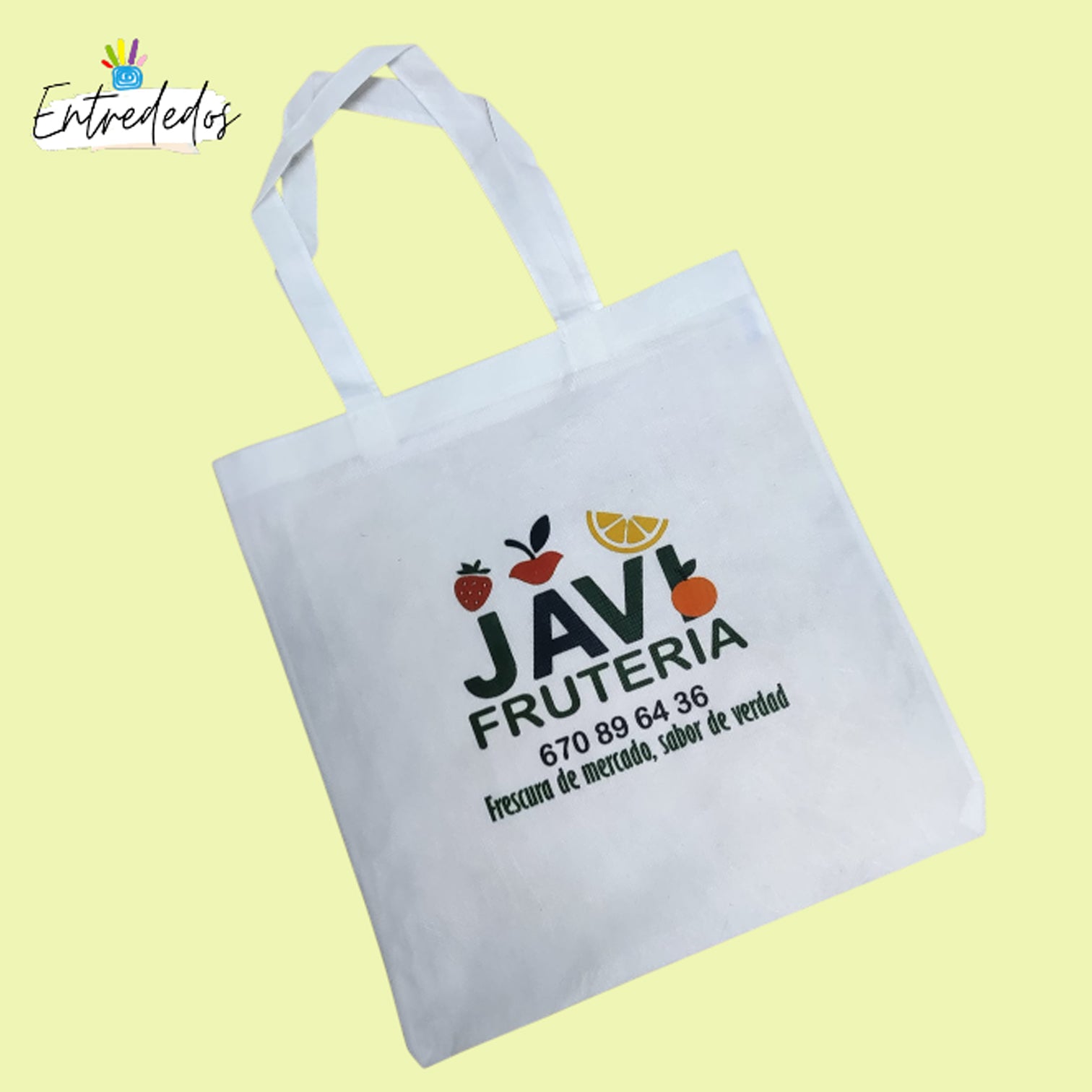 Bolsa de regalo personalizada con diseño impreso para eventos