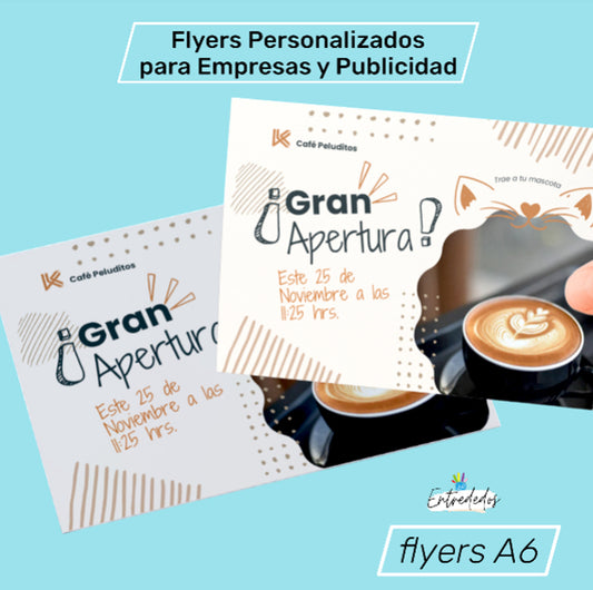 Diseño e impresión de material publicitario personalizado
