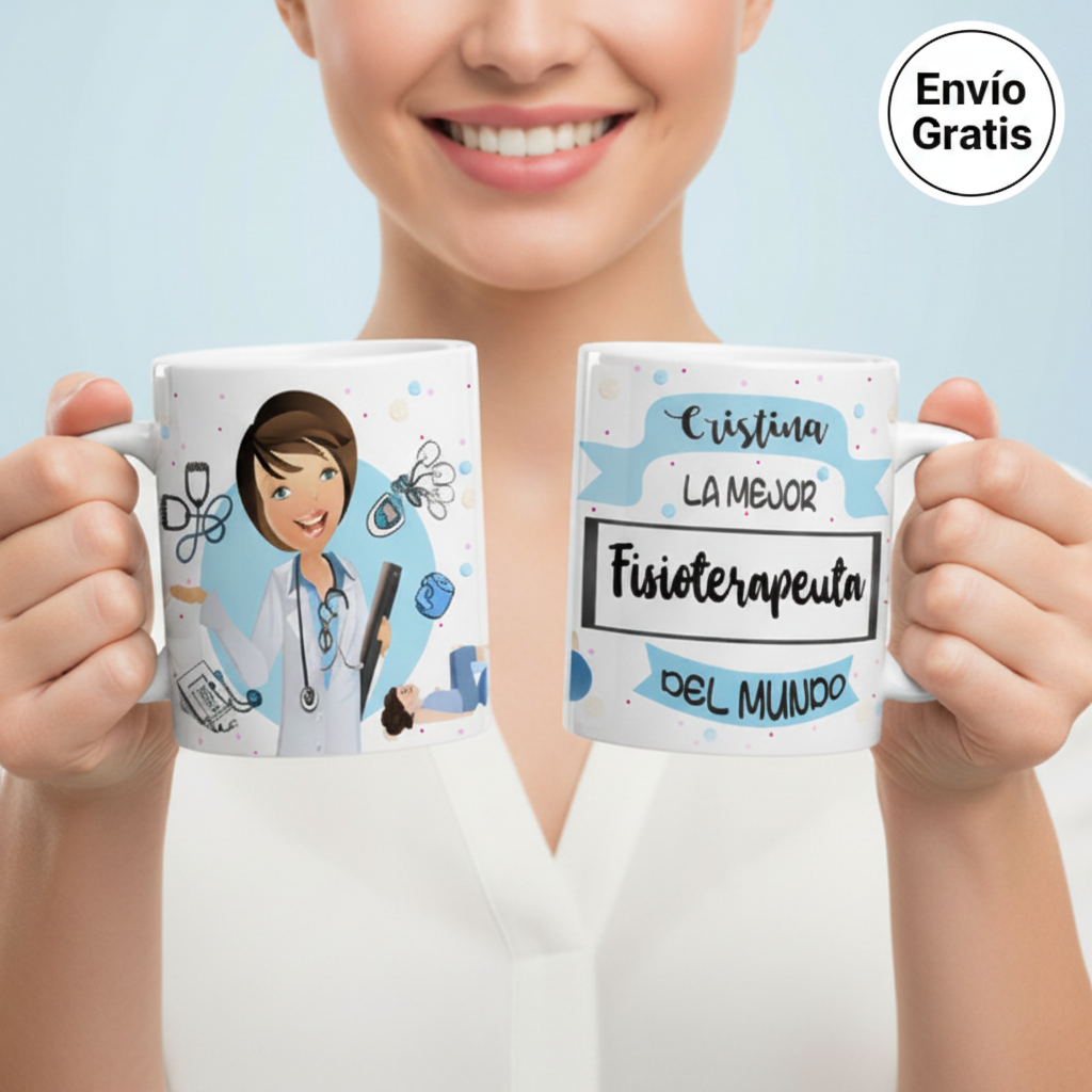 Taza personalizada para fisioterapeuta