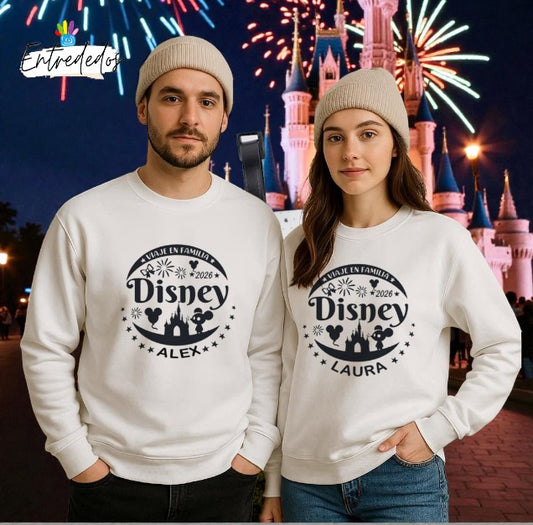 Sudaderas Personalizadas para Viaje a Disney: Diseños Mágicos y Únicos