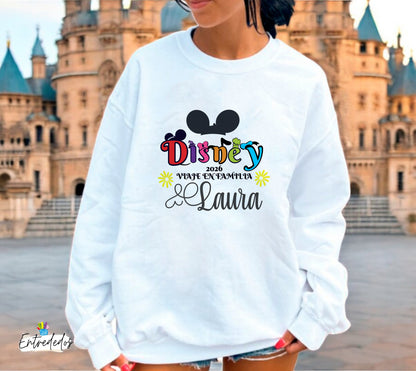 Sudaderas Disney familiares personalizadas – Crea vuestro conjunto mágico