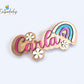 Placa para Puerta Infantil Personalizada – Modelo Arcoíris