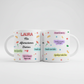 Taza Personalizada con Nombre | Afirmaciones Diarias Positivas