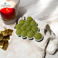 Bandeja personalizada para las uvas de Nochevieja con nombre y año
