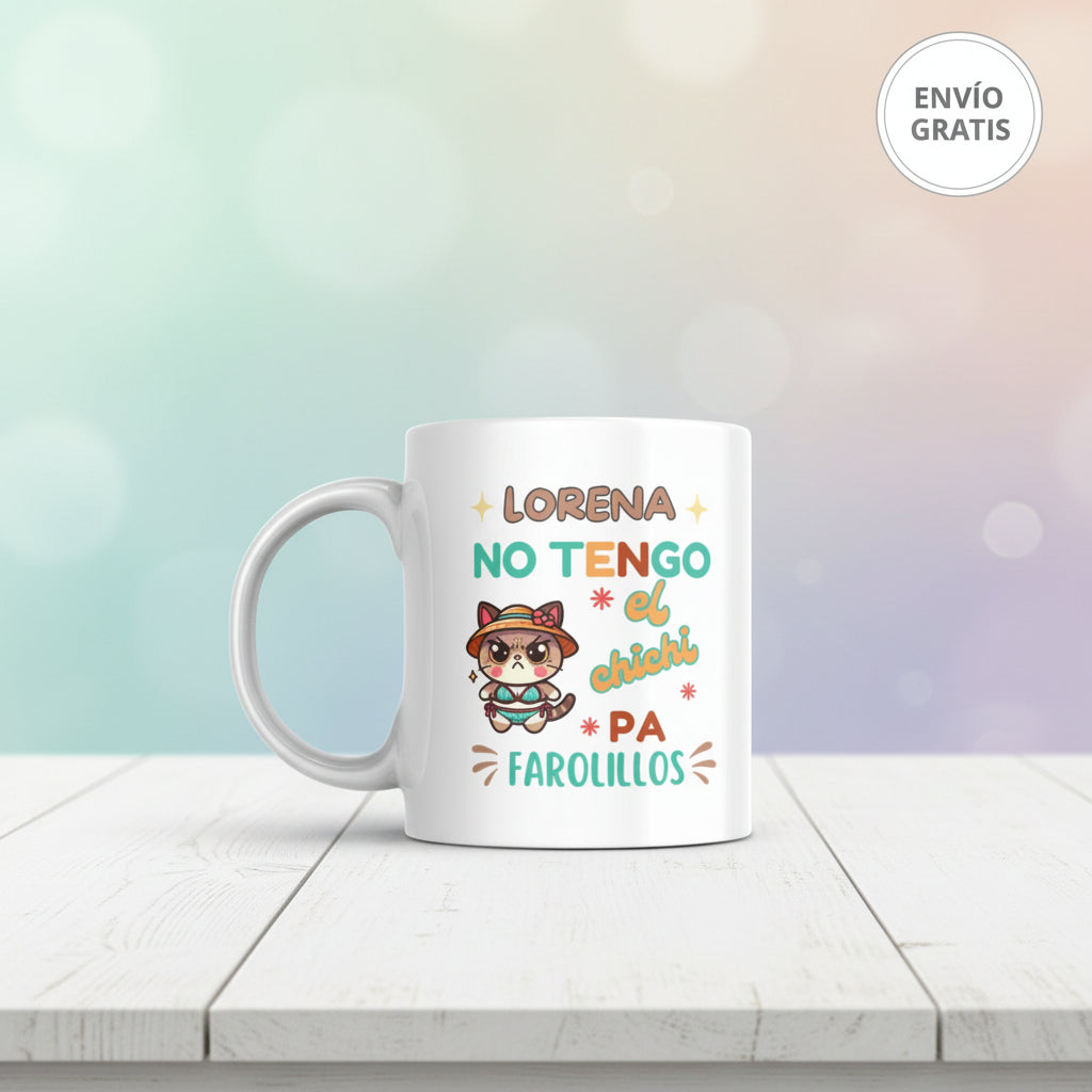 Taza personalizada con nombre divertida